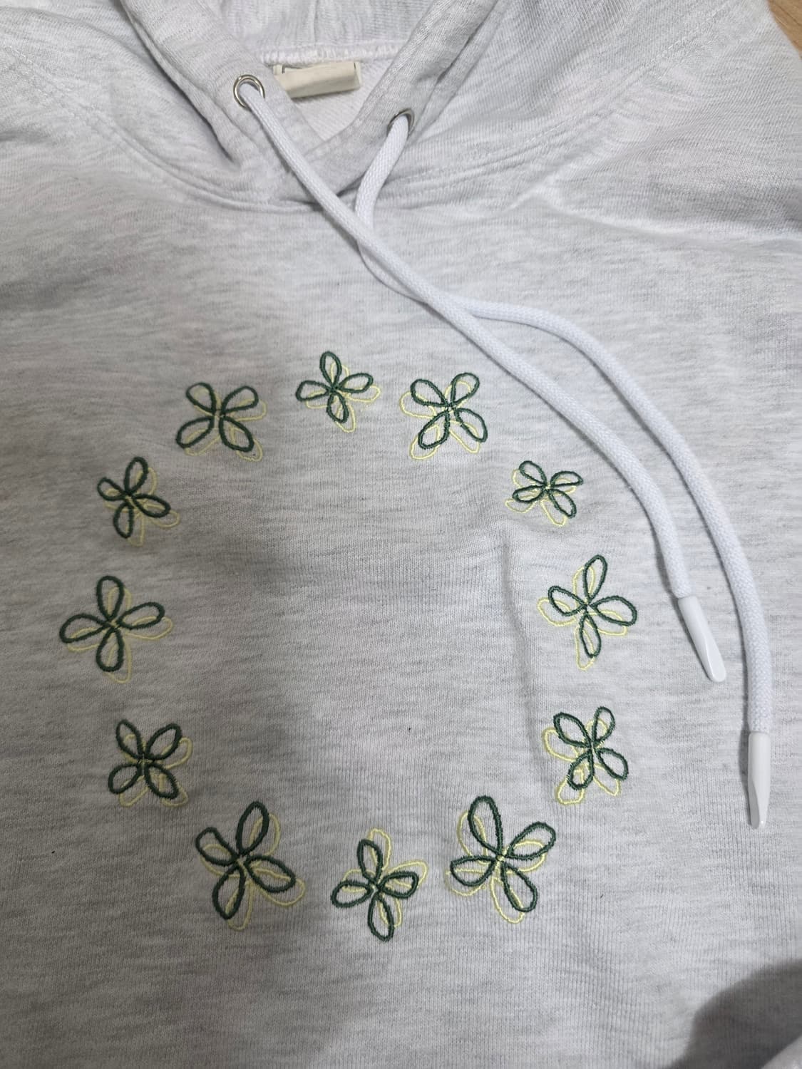 르모호 비비 후드티 멜란지 그레이 S(기은세 착용) 상품이미지5