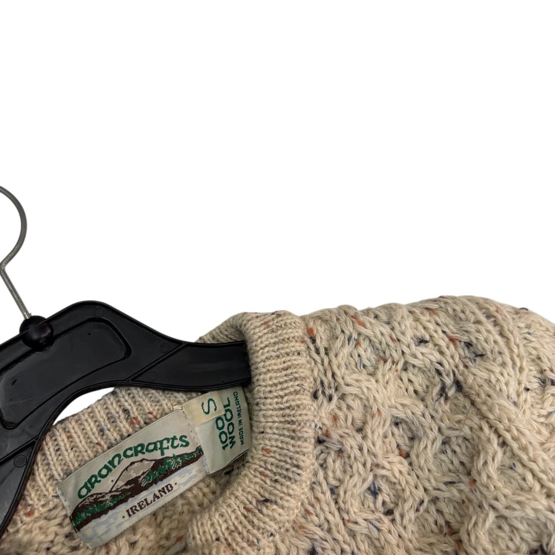 Aran Crafts 헤비울 라운드넥 가디건 상품이미지3