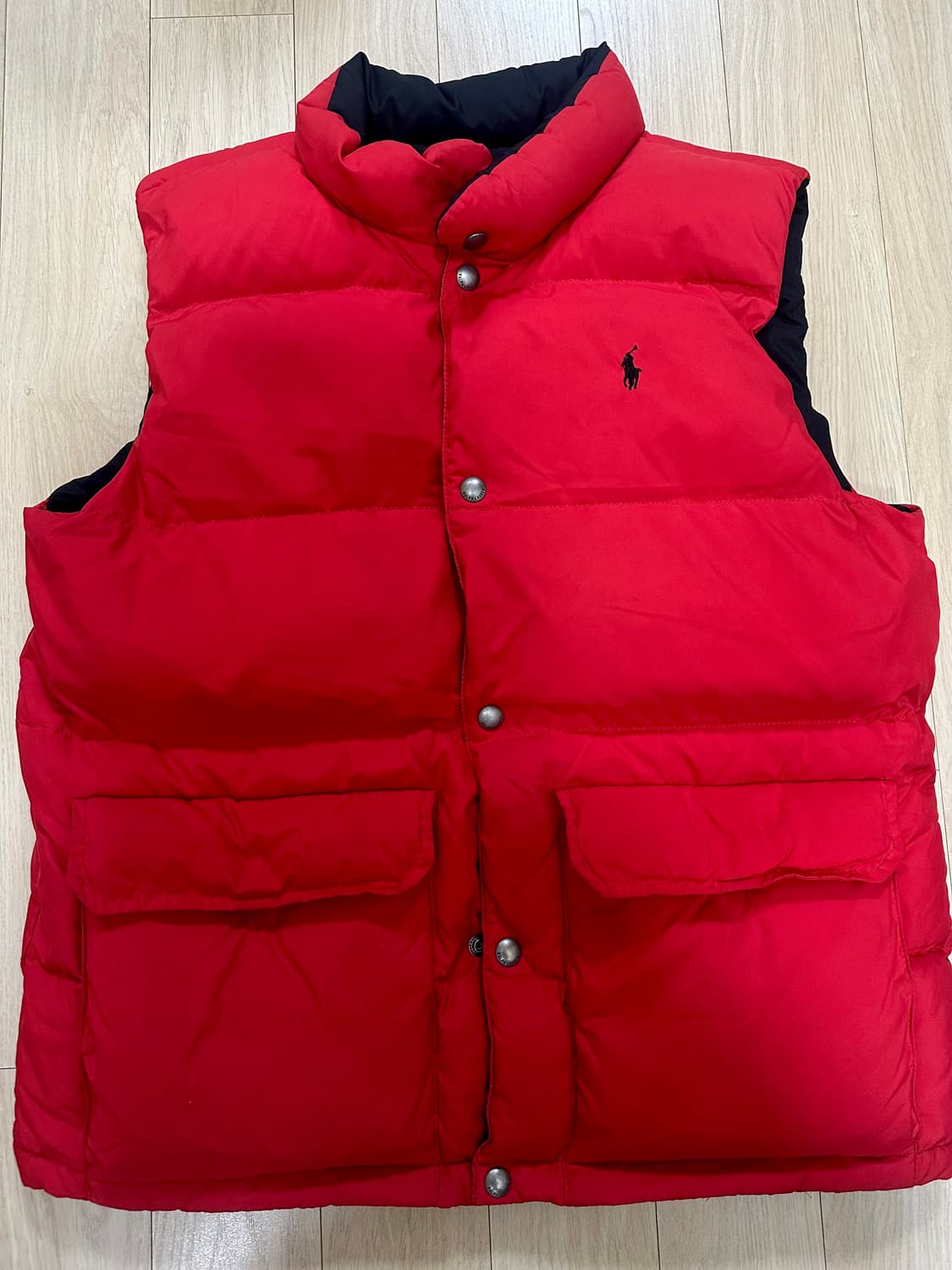 레어템) 폴로 리버시블 양면 다운조끼 95 상품이미지2