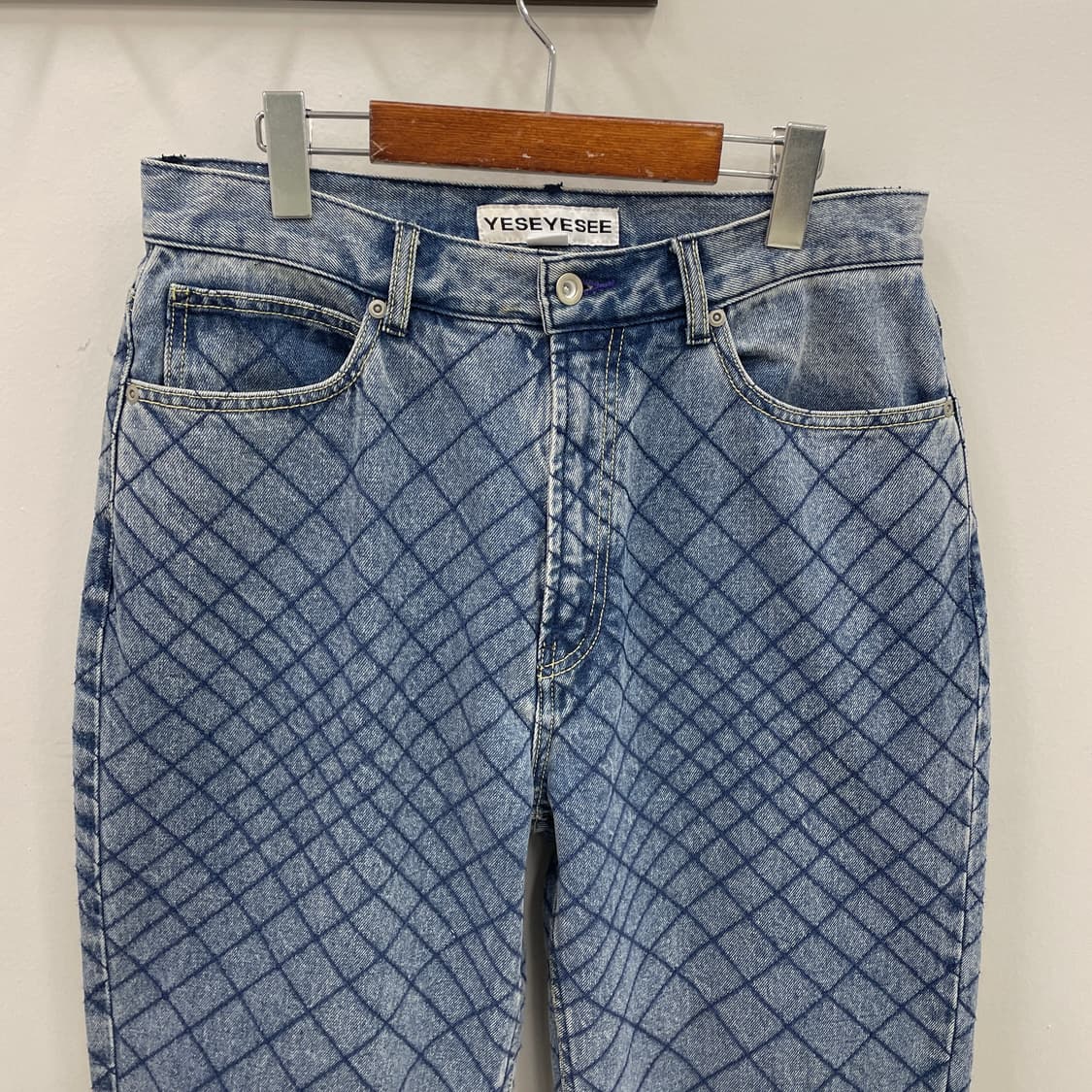 예스아이씨 네트 데님 팬츠 상품이미지3