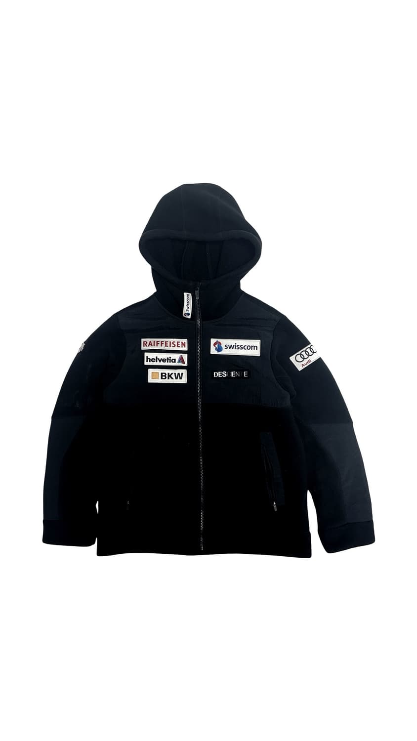 데상트 아우디 스위스 플러스 후드 집업 상품이미지1