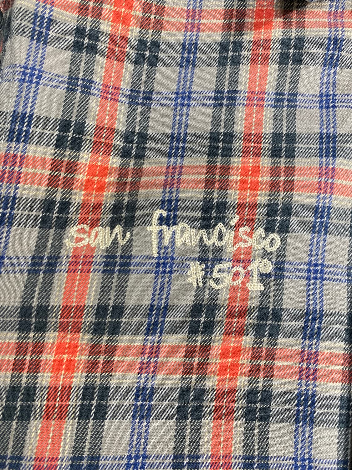 [L] Levi's 501 리바이스 웨스턴 체크셔츠 상품이미지4