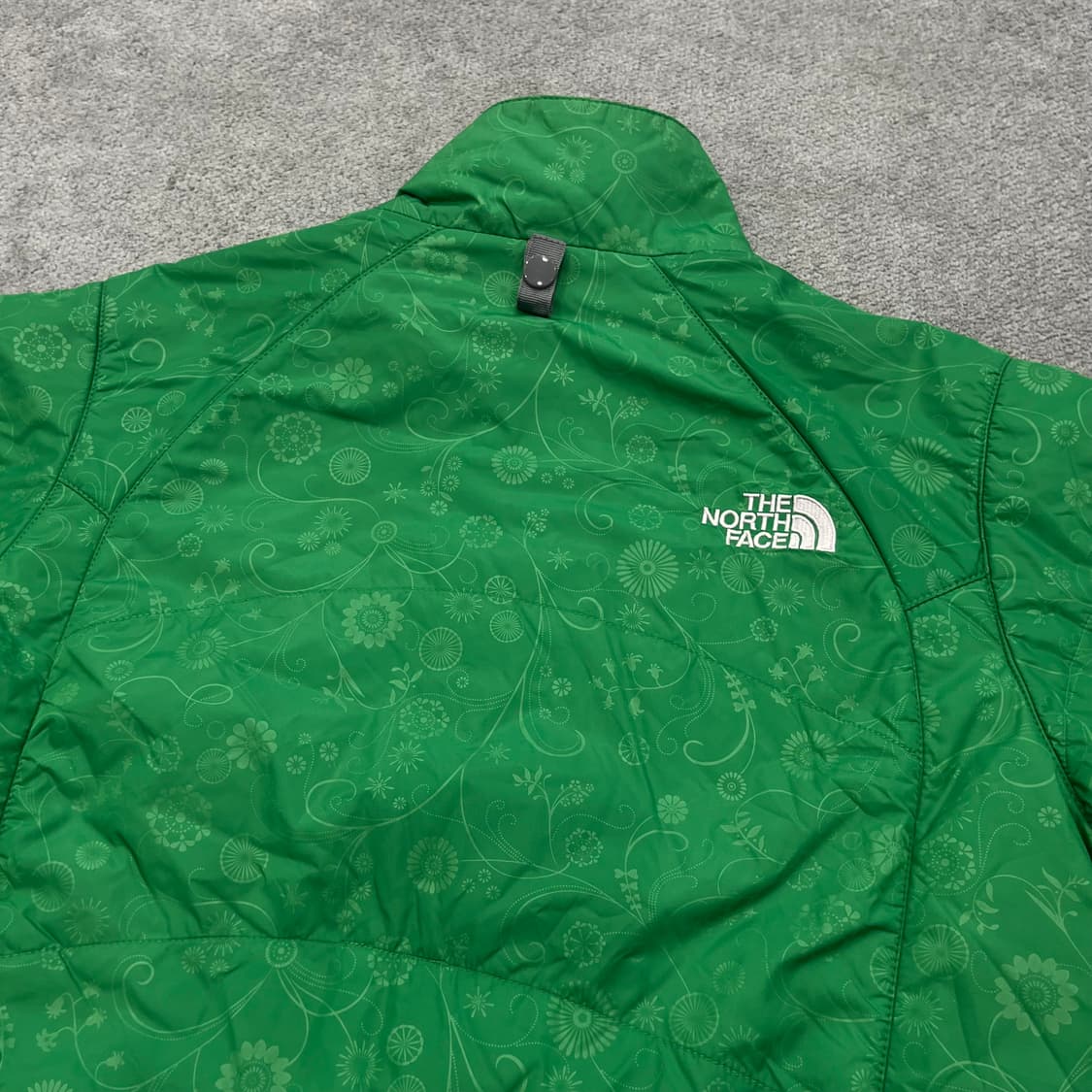 L 노스페이스 여성 그린 플라워 퀼팅 자켓 상품이미지4