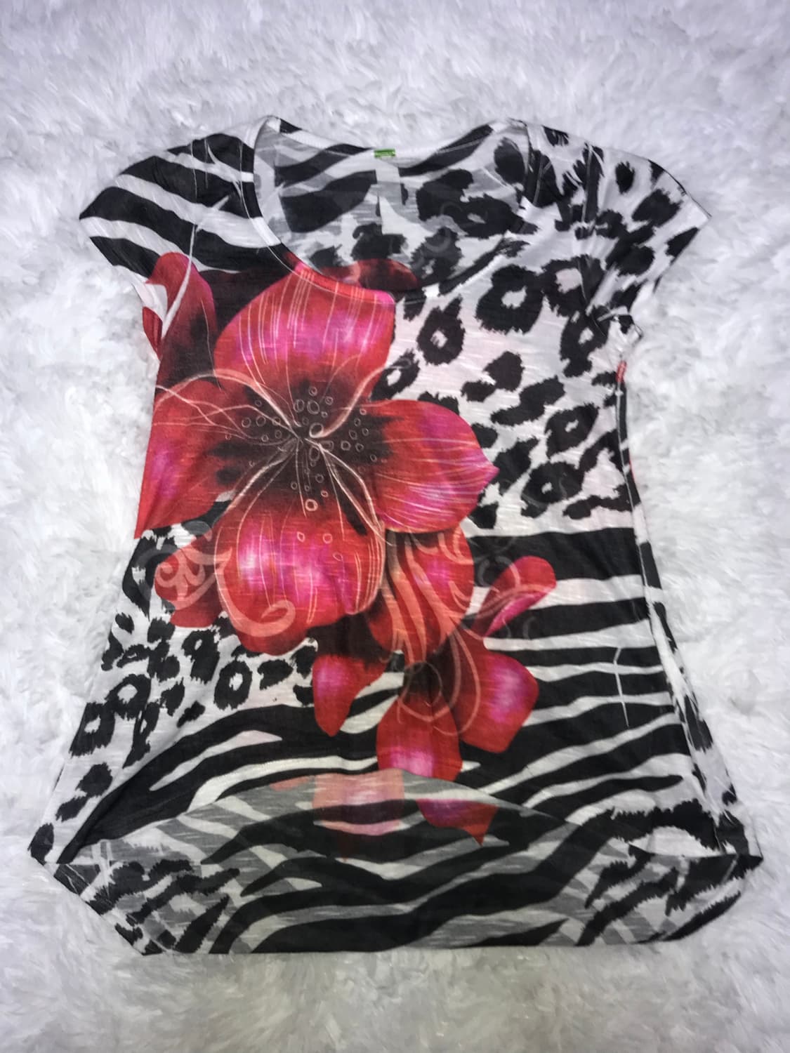 leopard y2k t-shirt 상품이미지3