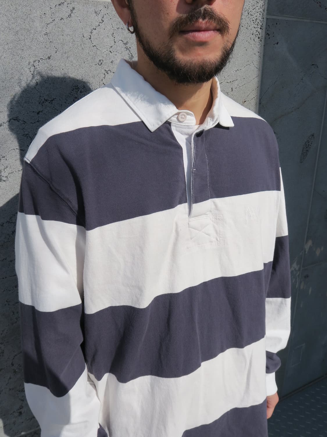 Jw앤더슨 스트라이프 럭비티셔츠 XL 상품이미지1