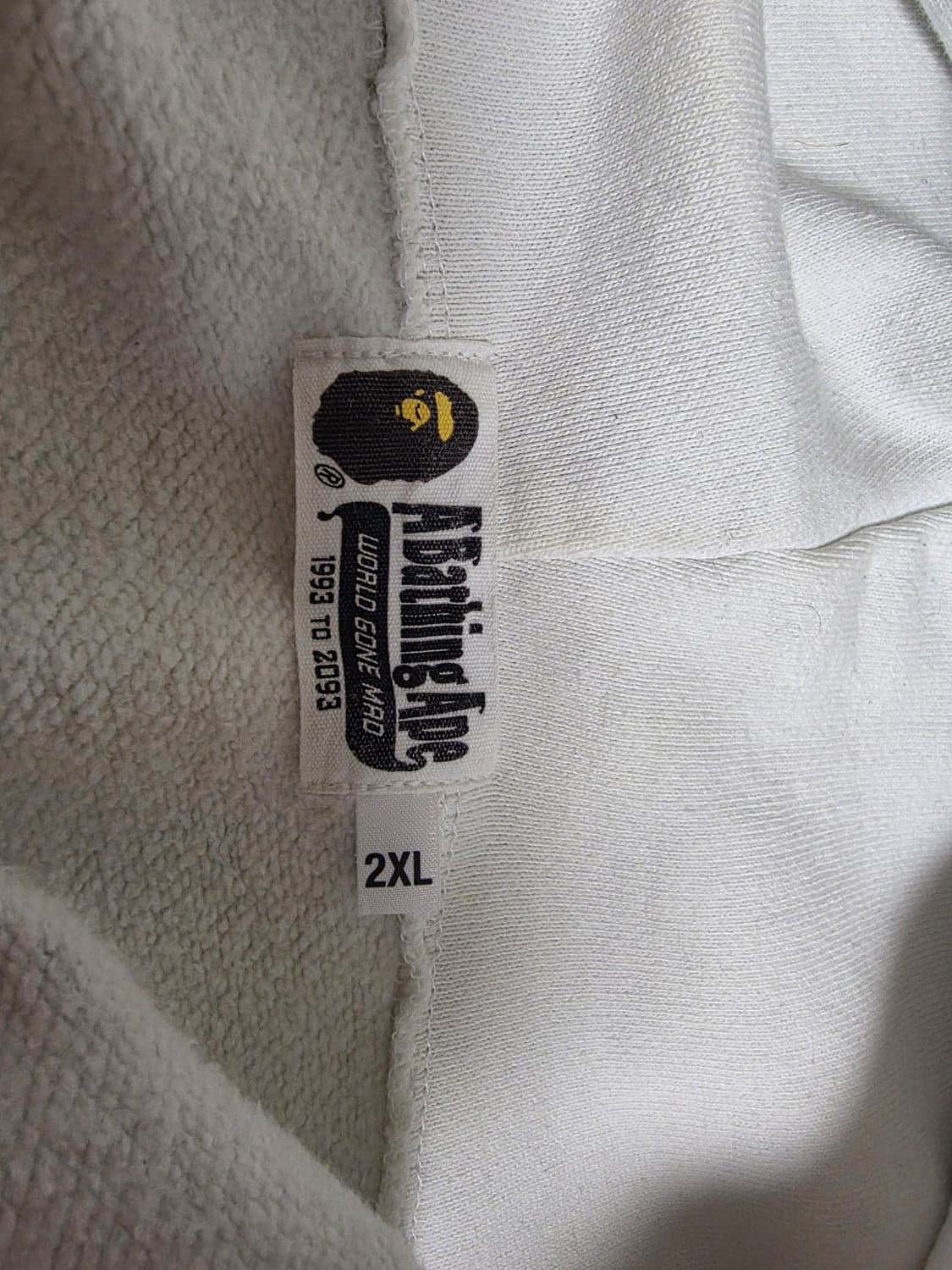 베이프 샤크후드 화이트 카모 반반 후드집업 상품이미지4