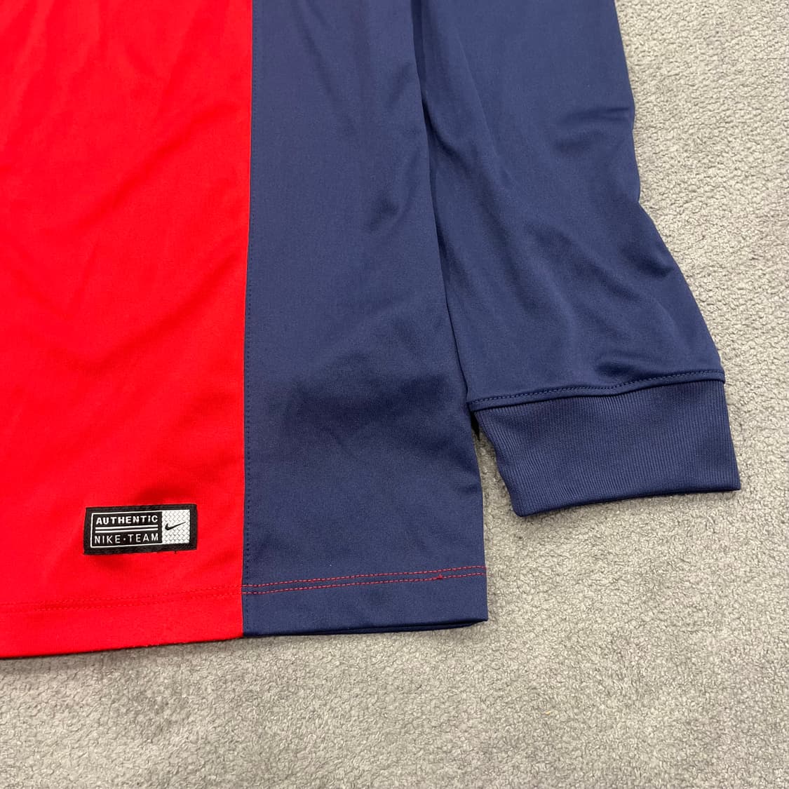 M 나이키 드라이핏 배색 풋볼 져지 긴팔티 상품이미지3