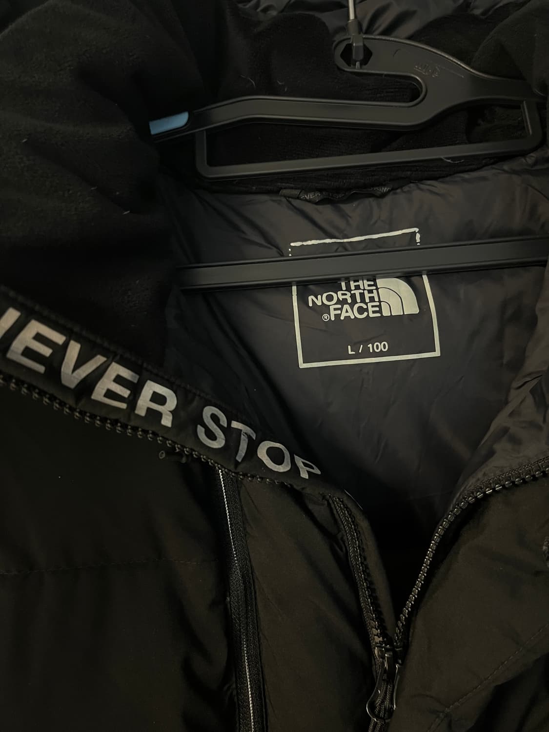 노스페이스 에어 다운 자켓 패딩 블랙 [100] 상품이미지4