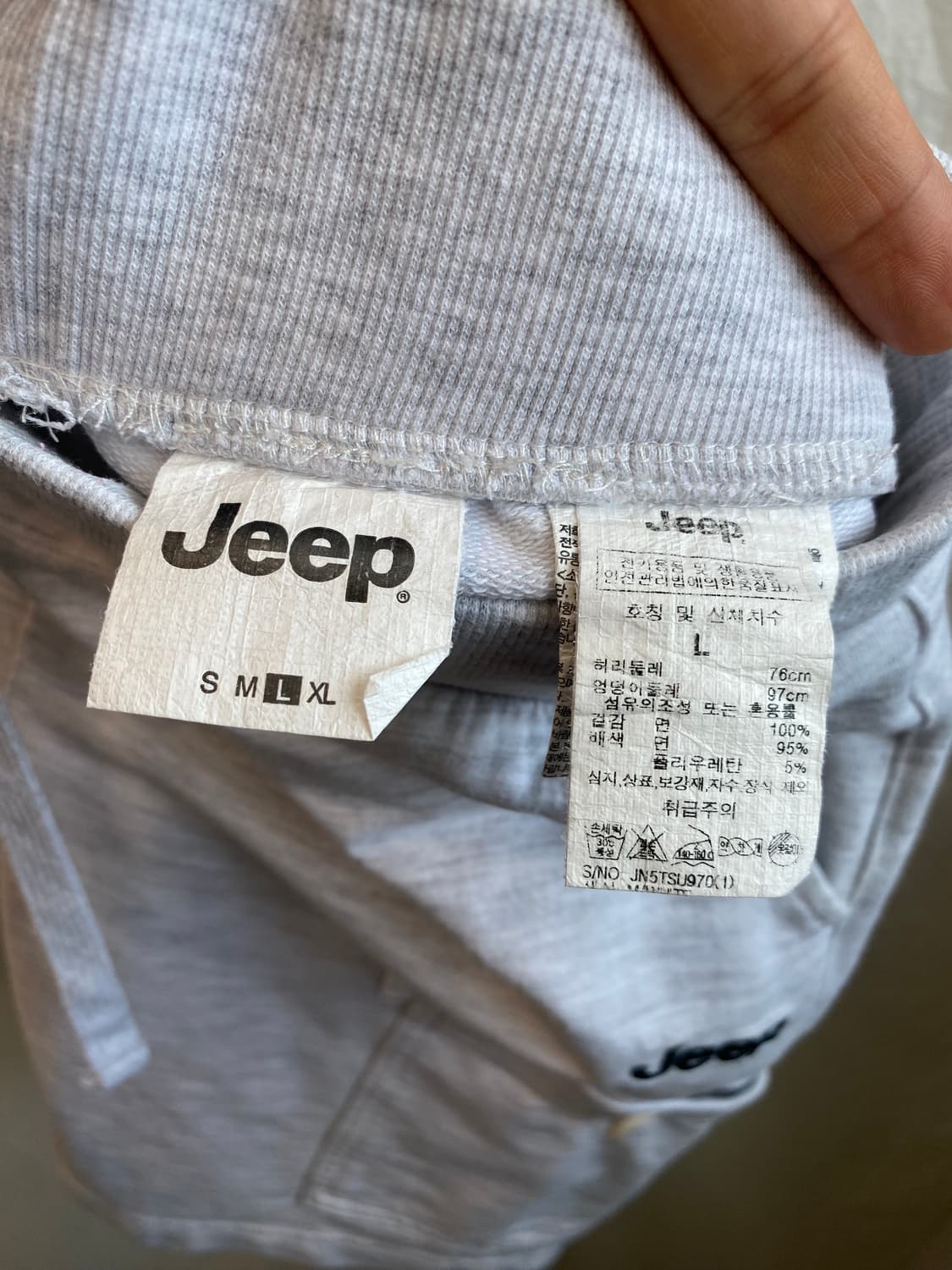 JEEP 멜란지 밴딩숏츠(L) 상품이미지7