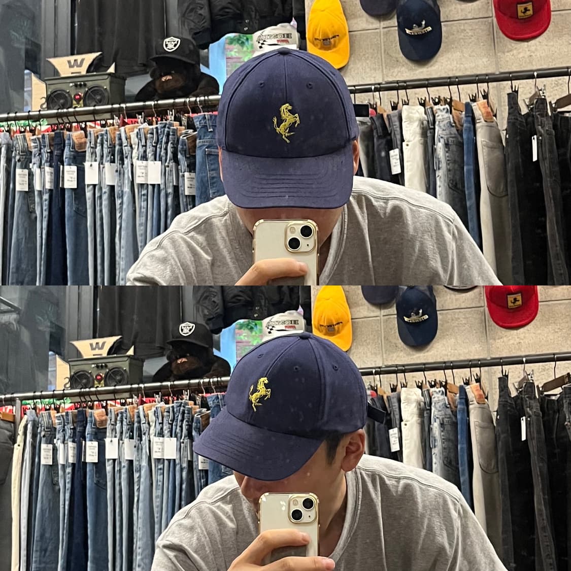 빈티지 페라리 레이싱 볼캡 상품이미지7