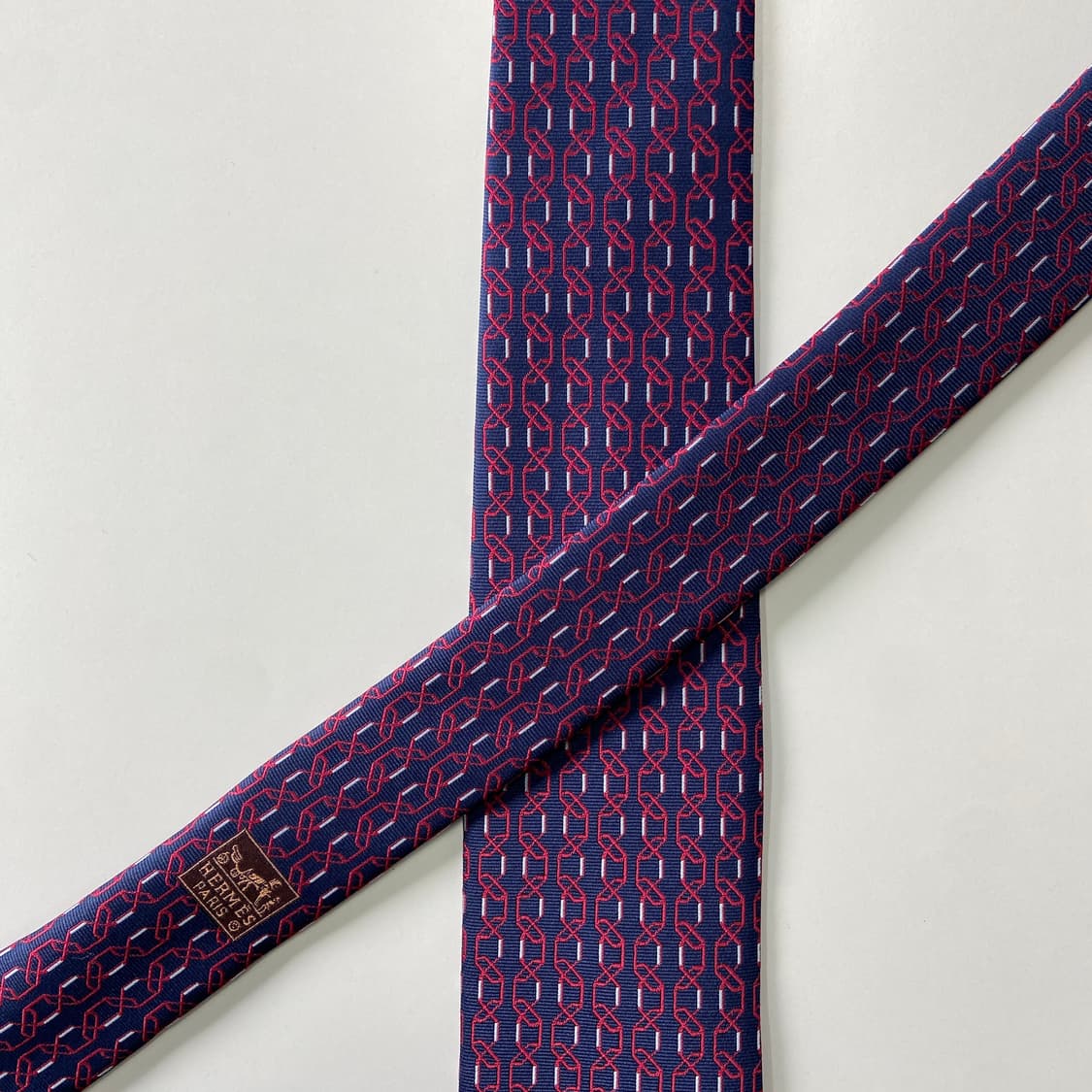 에르메스 명품 정품넥타이(HERMES)7.7cm 상품이미지4