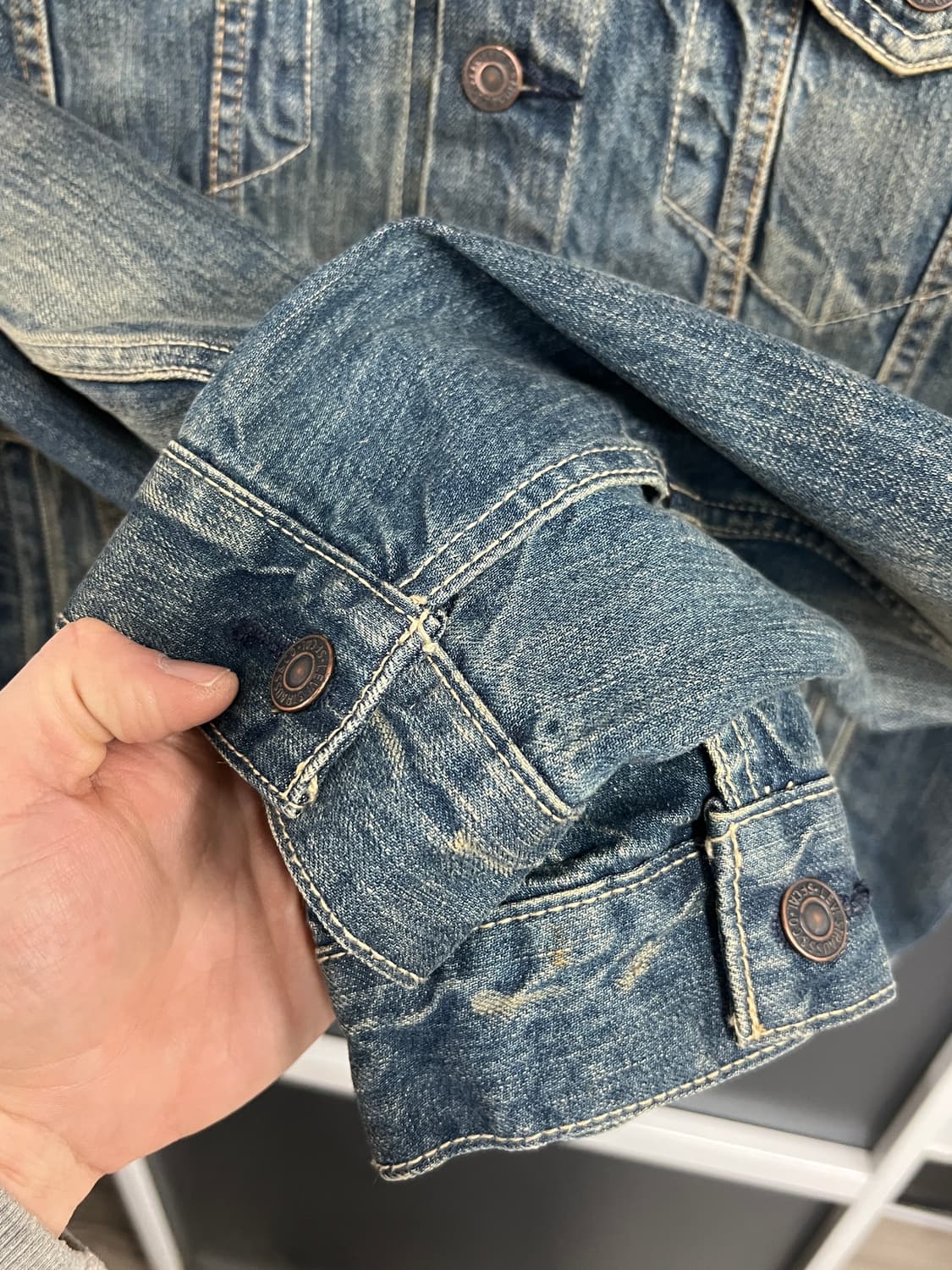 Levis 리바이스 워싱 트러커 데님 자켓 상품이미지5