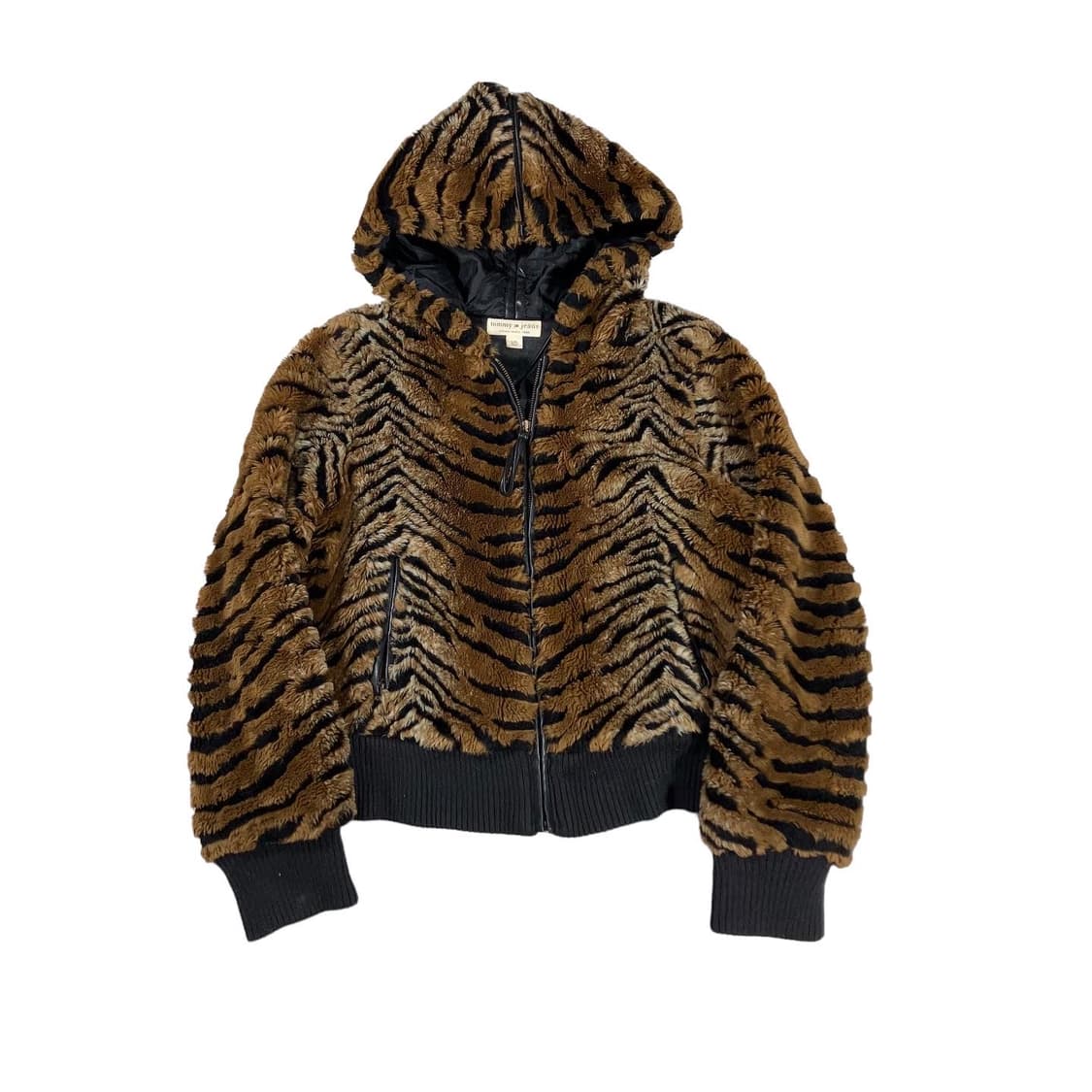 타미힐피거 진스 타이거 레오파트 후드 점퍼 상품이미지2