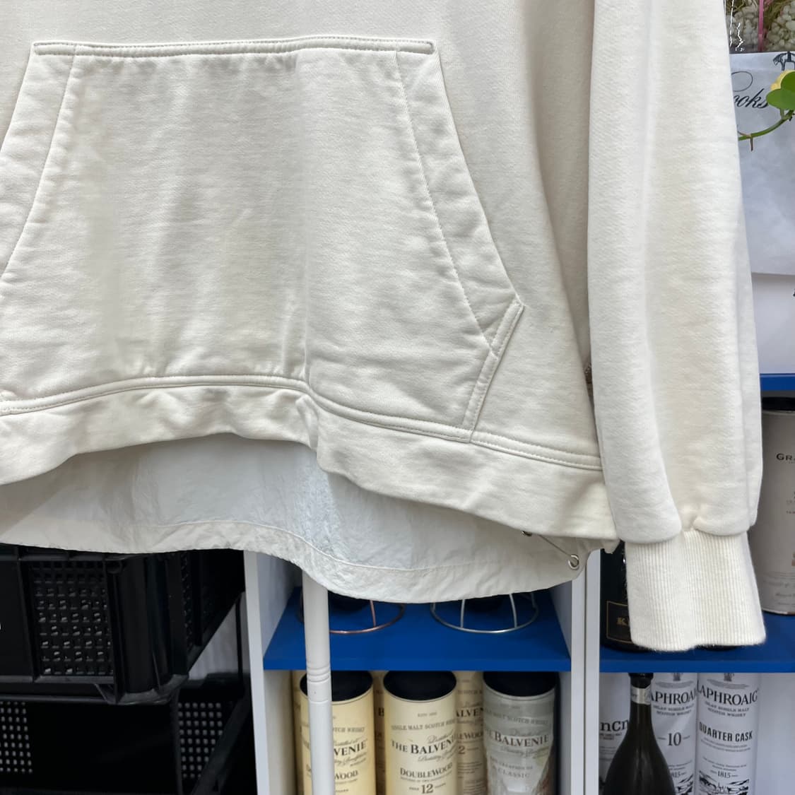 준지 레이어드 후드 S 상품이미지4