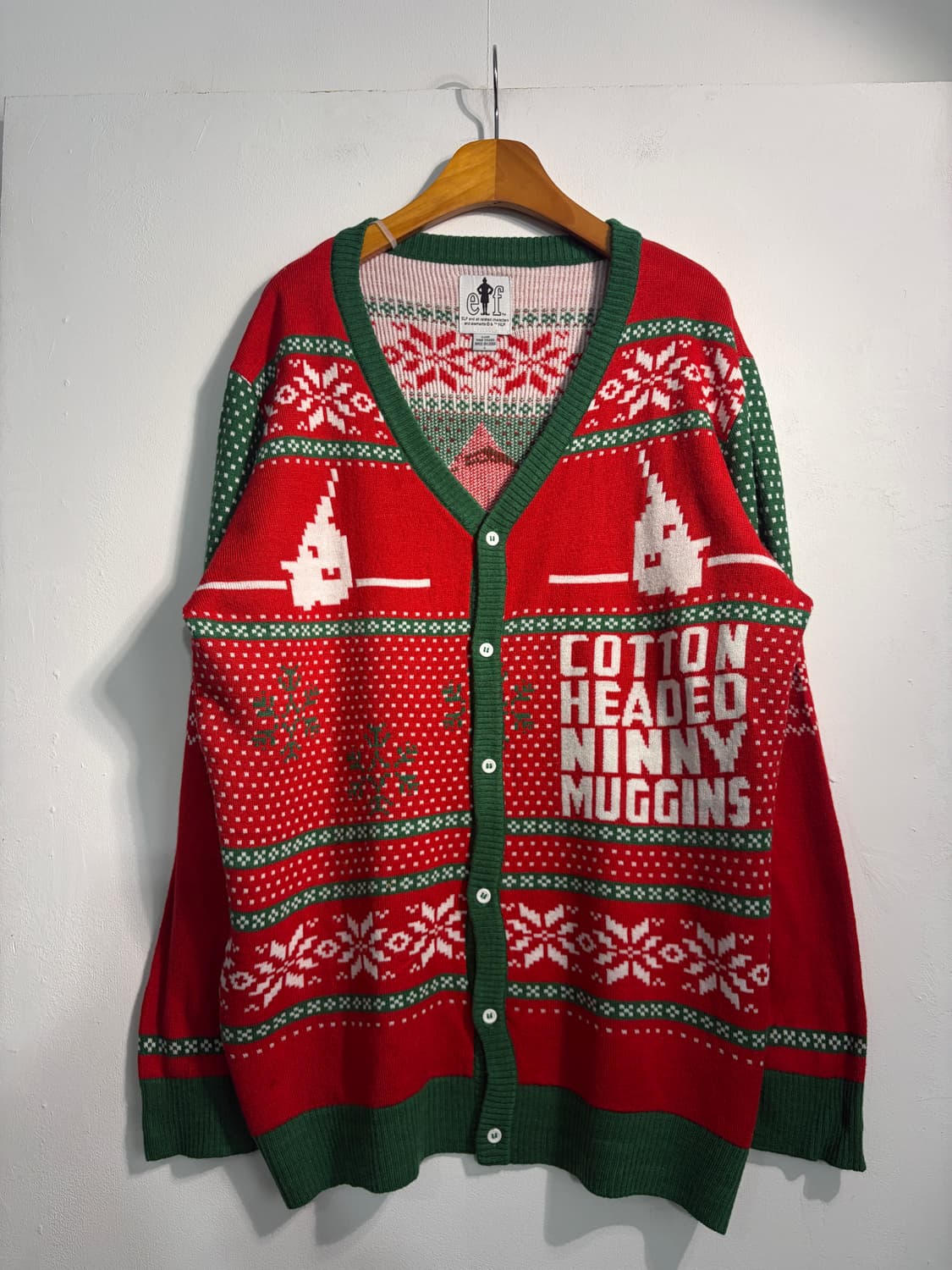 [L] U.S.A. 크리스마스 어글리니트 가디건 어글리스웨터 상품이미지2