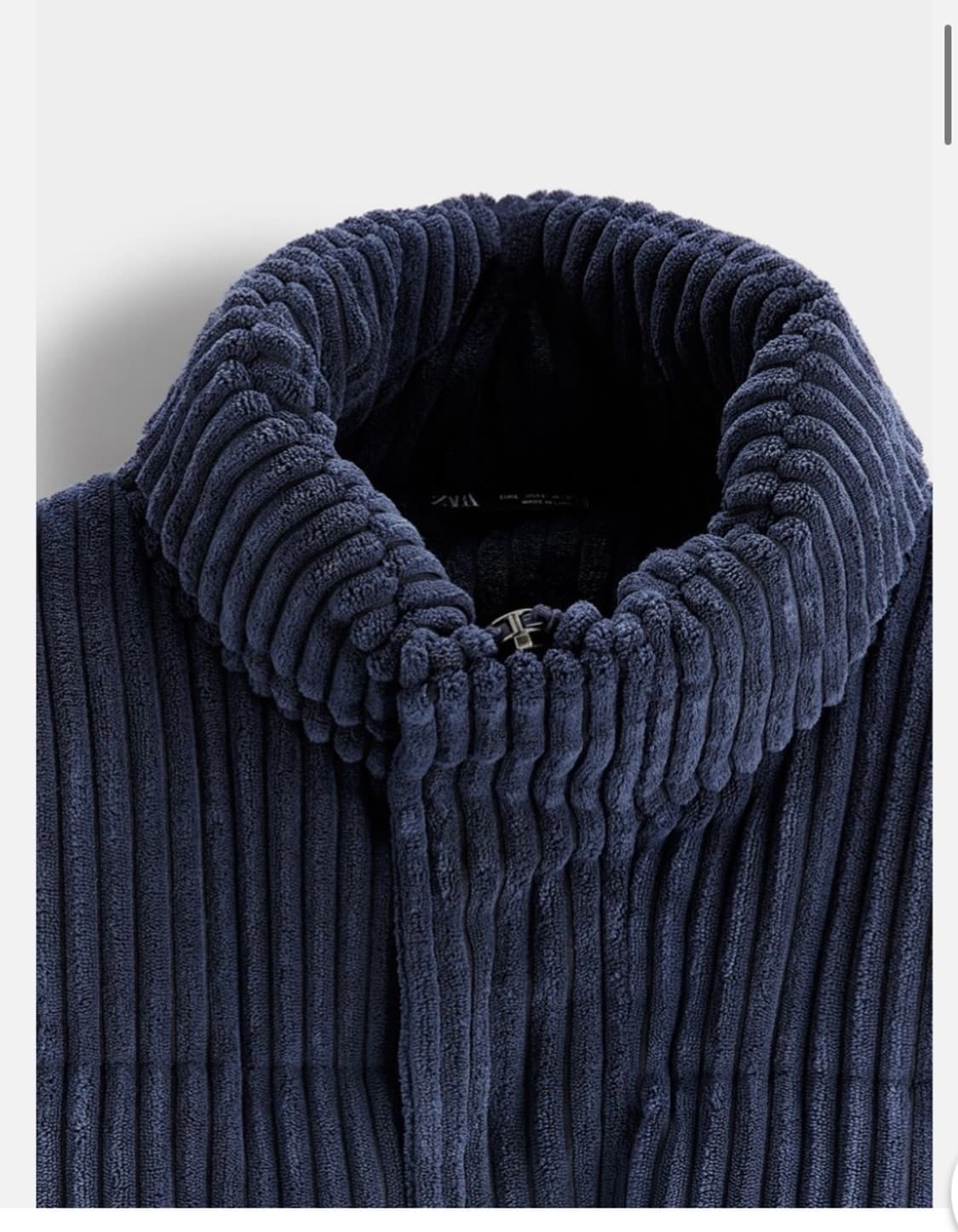 자라 코듀로이 패딩 L 상품이미지3