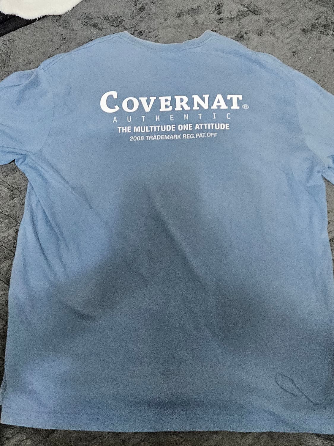 커버낫 반팔 티셔츠 스카이블루 상품이미지1