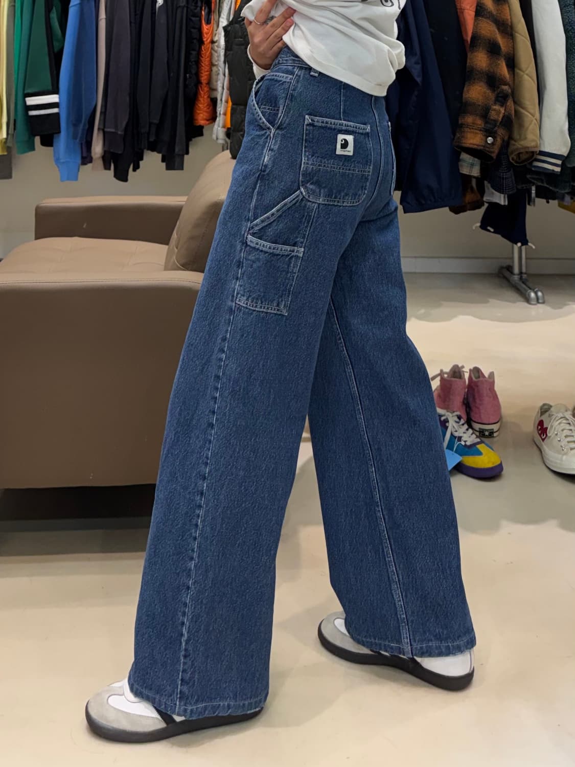 칼하트 데님 와이드팬츠 상품이미지9