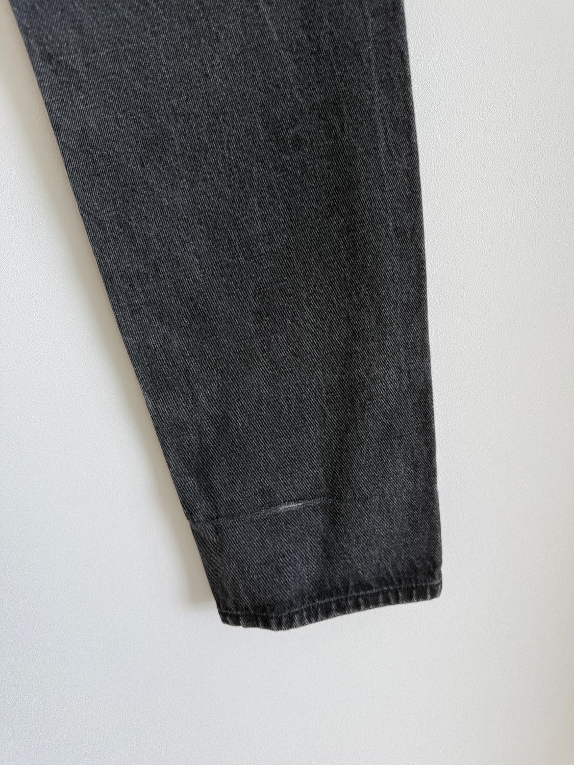 Pre owned 워싱 블랙 데님팬츠 상품이미지6