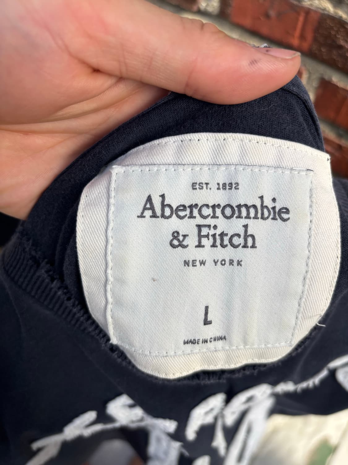 Abercrombie & Fitch 18 다크네이비 티셔츠 상품이미지4