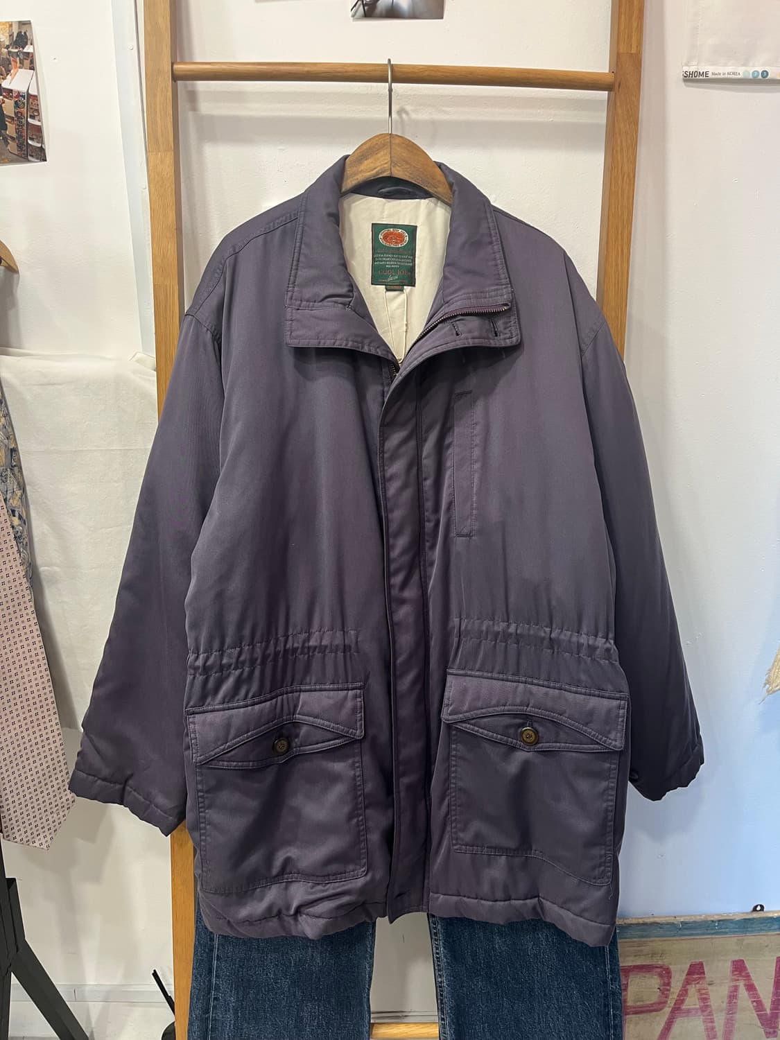 [L] COOL JOE 클래식 빈티지 사파리 자켓 (다크 퍼플) 상품이미지2