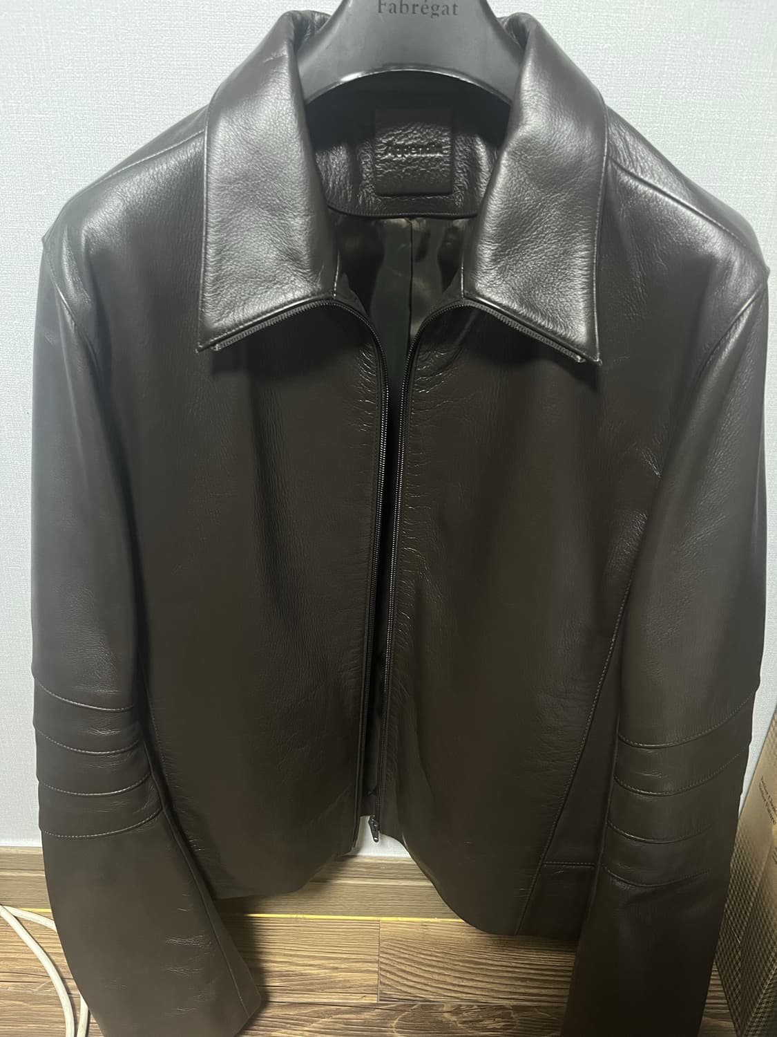 [3] 머듈 014 레더 자켓 (brown) 상품이미지2