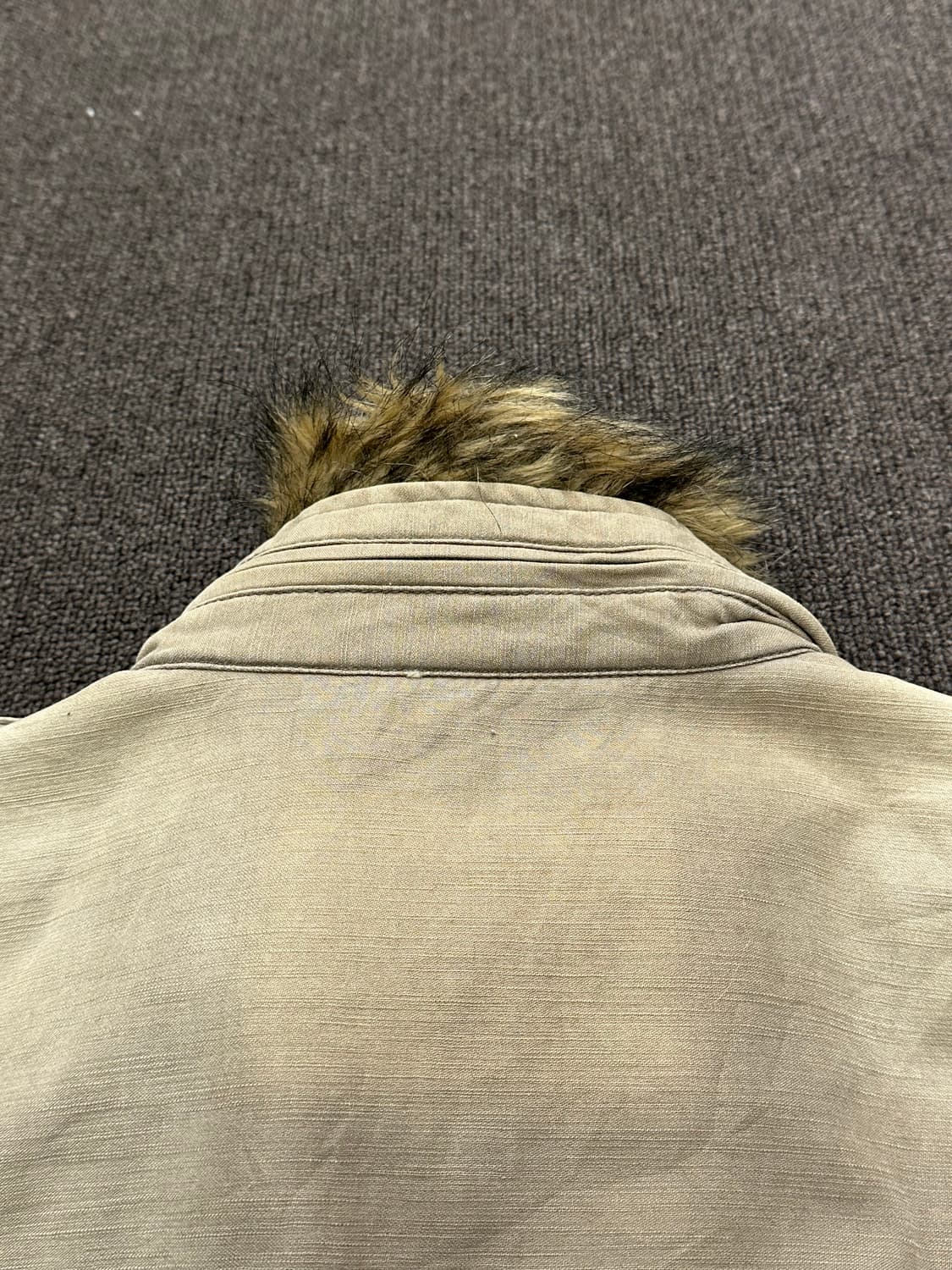 38)Japanese vintage 여성 퍼 후드 야상 자켓 상품이미지8