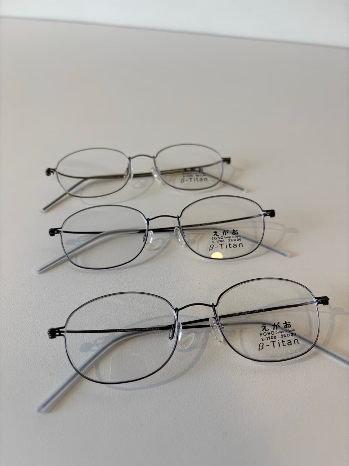 초경량 티타늄 라운드프레임 안경테 상품이미지1