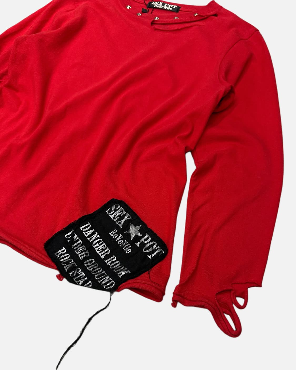 distressed punk stud t-shirt 상품이미지3