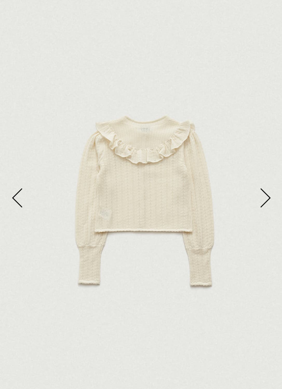 더바넷 Finni Pointelle Knit Cardigan 상품이미지7