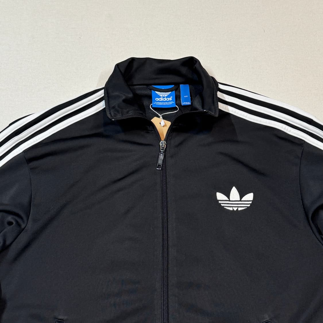 100) 아디다스 파이어버드 삼선 져지 트랙탑 집업 블랙 A12 상품이미지3