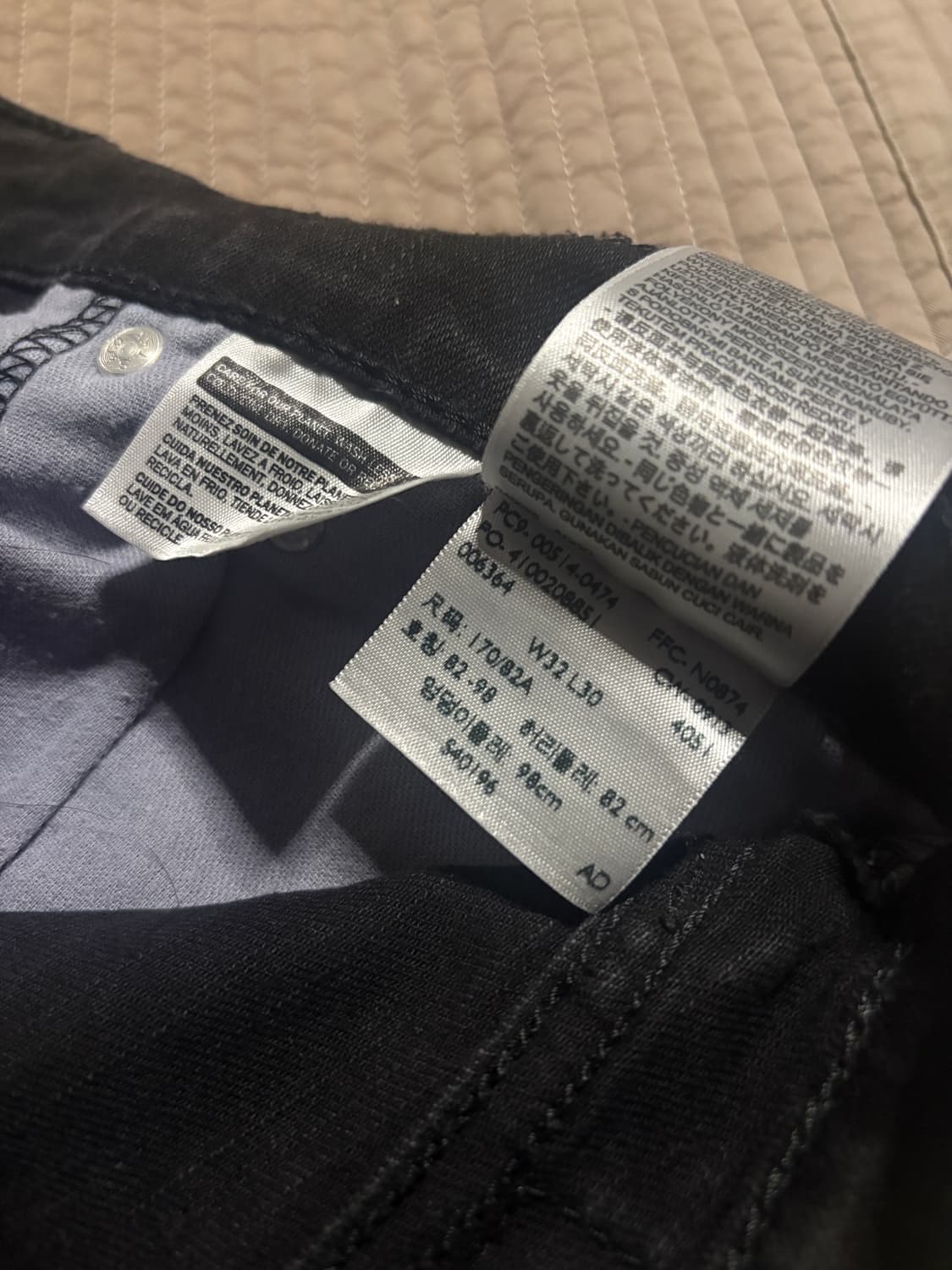 리바이스 흑청 32 상품이미지4