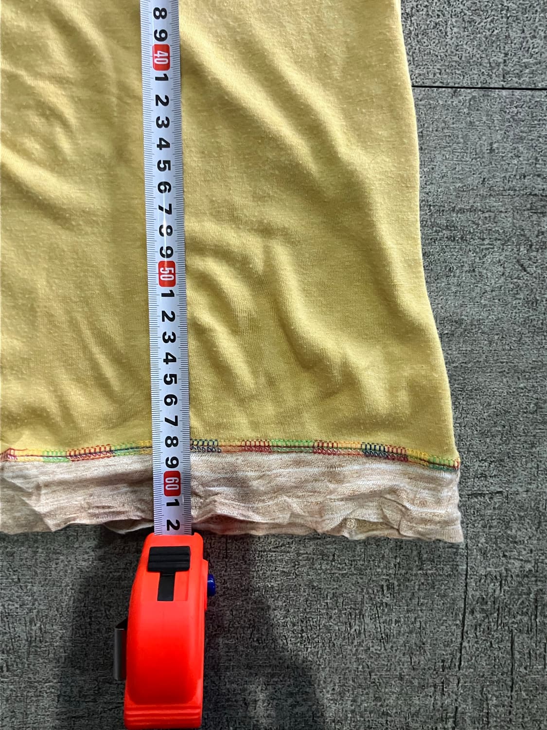 일본빈티지 Frames 히구미모리걸 달천깔페어리 레이어드 슬리브리스탑 상품이미지3