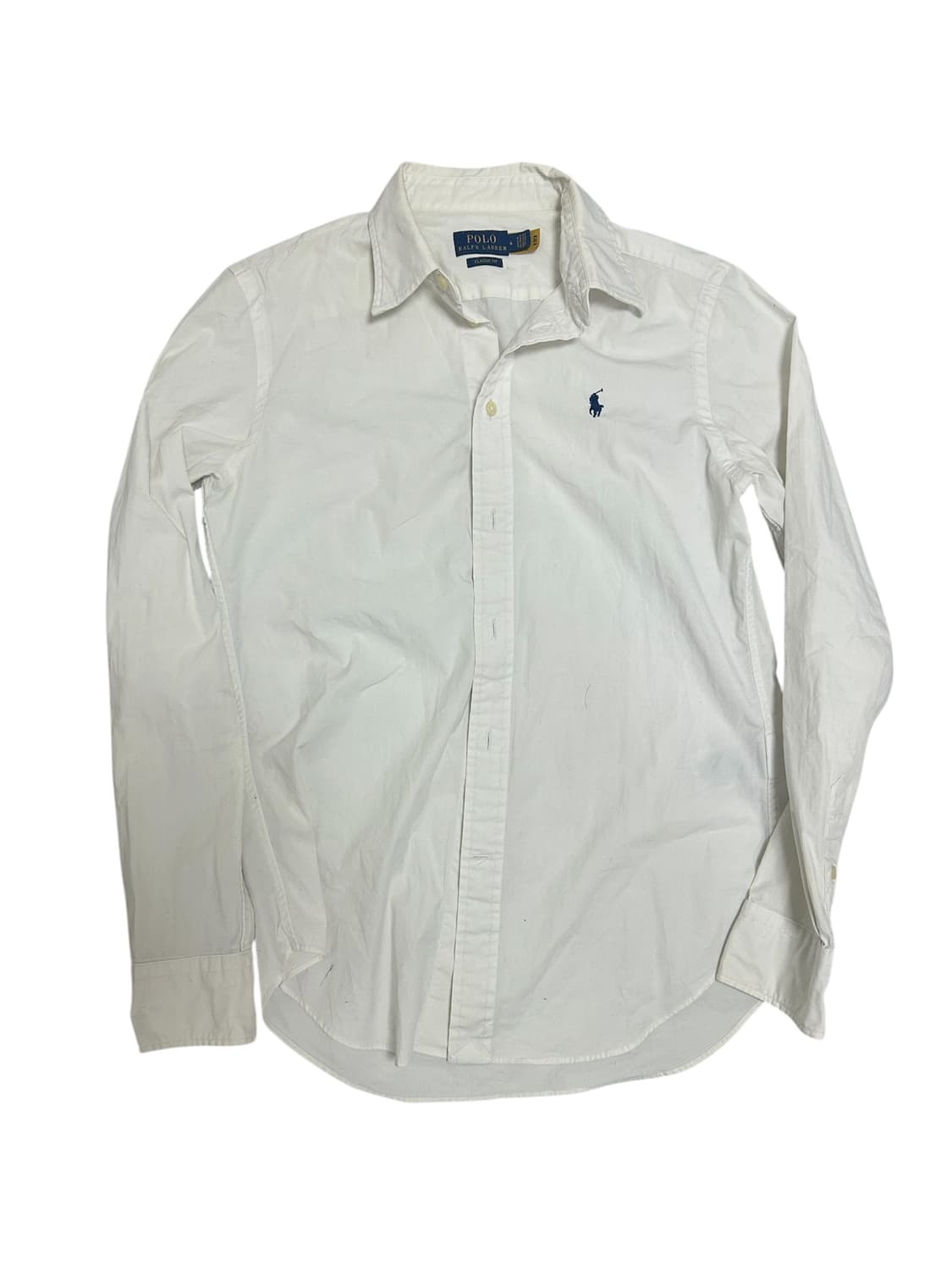 폴로 랄프로렌 커스텀핏 코튼 화이트 셔츠 상품이미지1