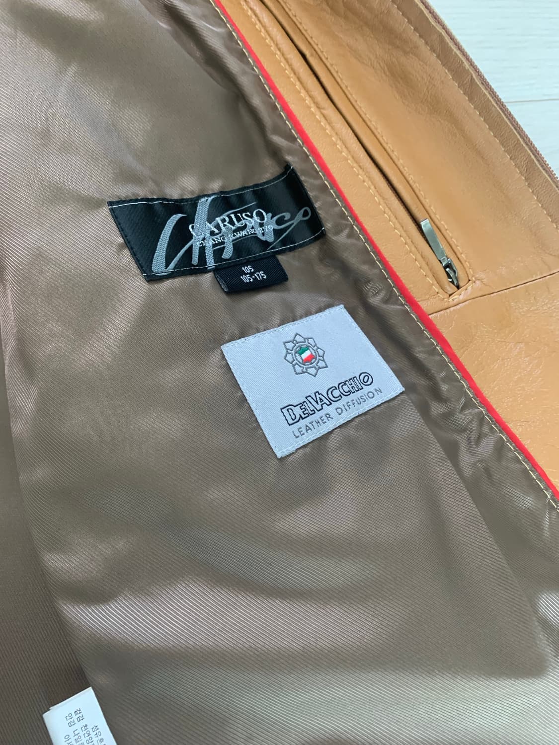 카루소 천연 양가죽자켓 105 상품이미지4
