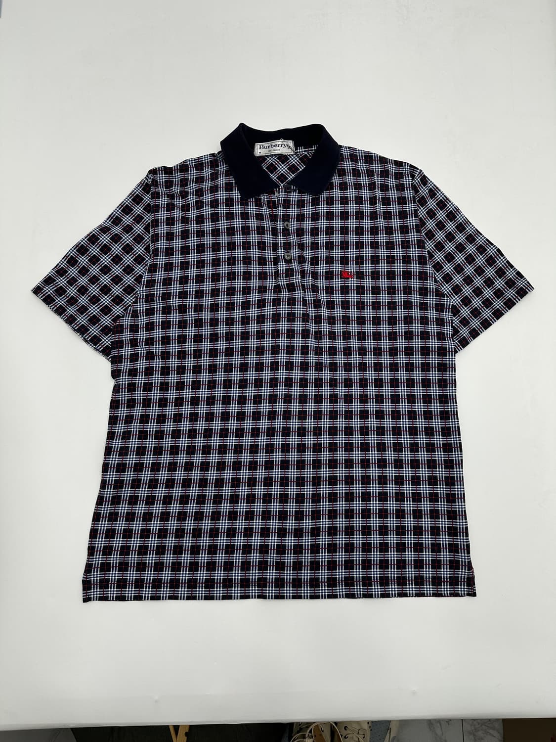 버버리 노바체크 카라 반팔티 상품이미지1