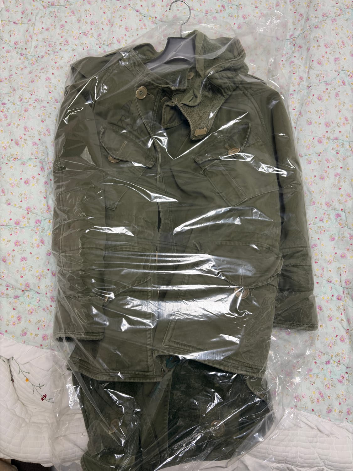 한국전쟁 영국군 미들 파카, 내피포함 (1953년,105상당, 세탁완료) 상품이미지2
