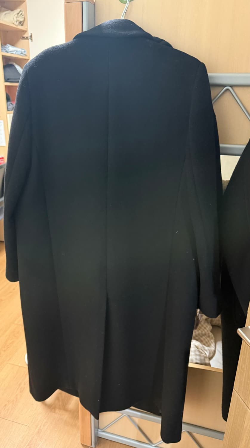 무신사 스탠다드 블랙 롱코트 L 상품이미지4