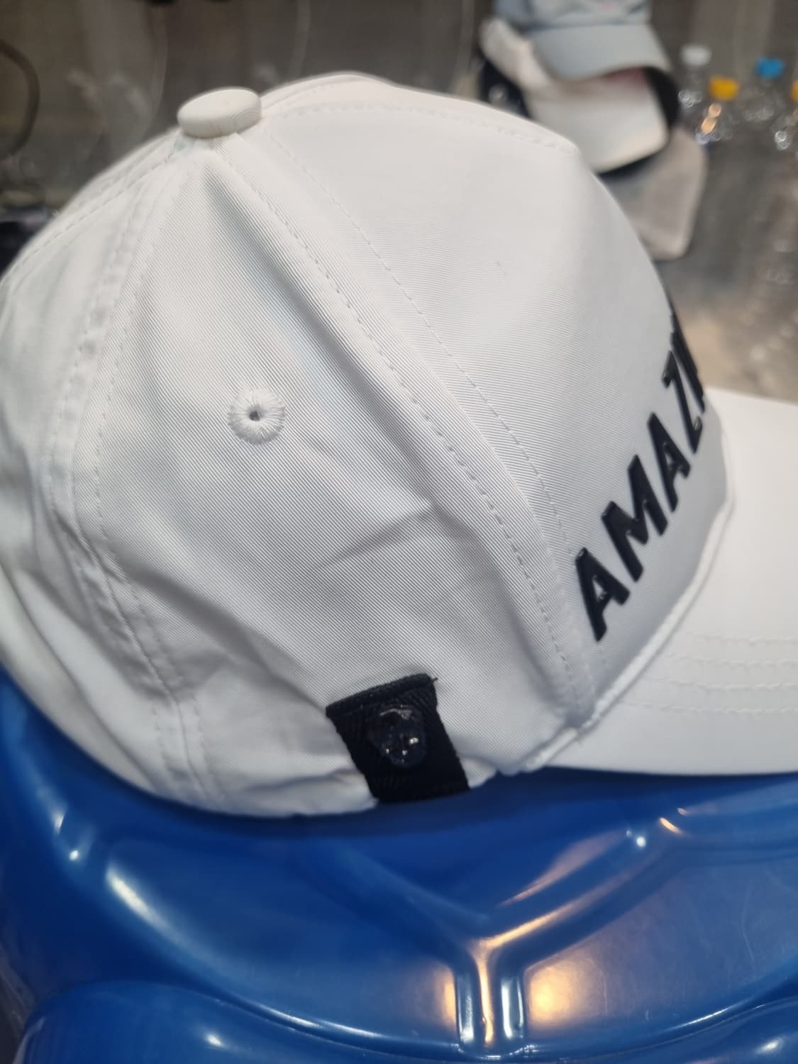 어메이징크리 흰색 볼캡 상품이미지2