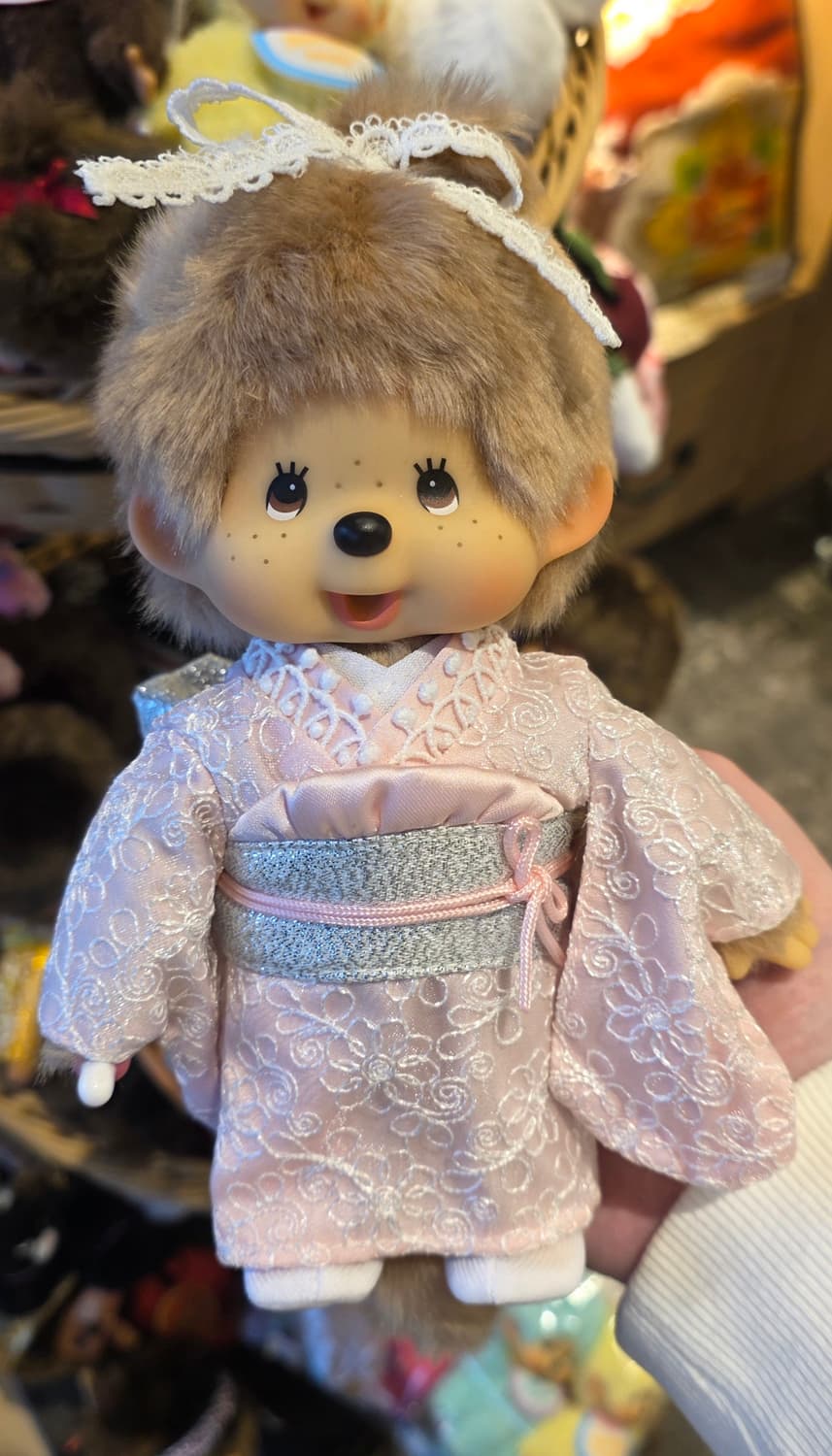 밀크티 브라운 기모노 몬치치  상품이미지1