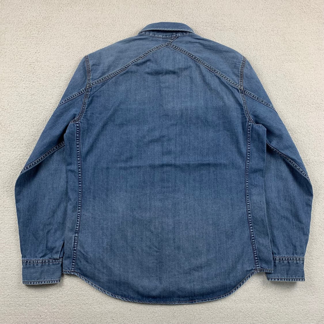 아르마니 익스체인지 투포켓 웨스턴 데님셔츠 상품이미지2