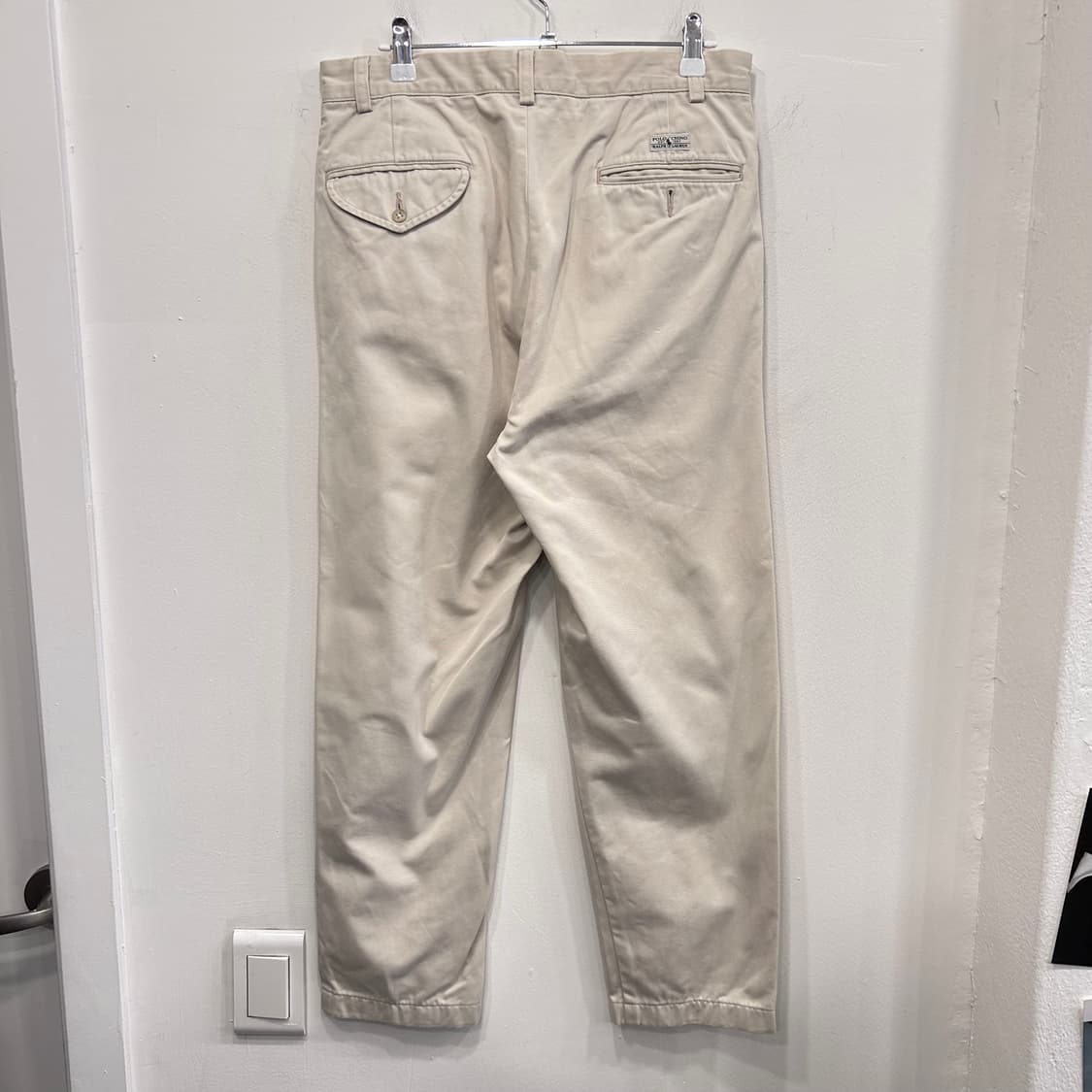 폴로 랄프로렌 90s 투턱 레귤러핏 치노팬츠 상품이미지5