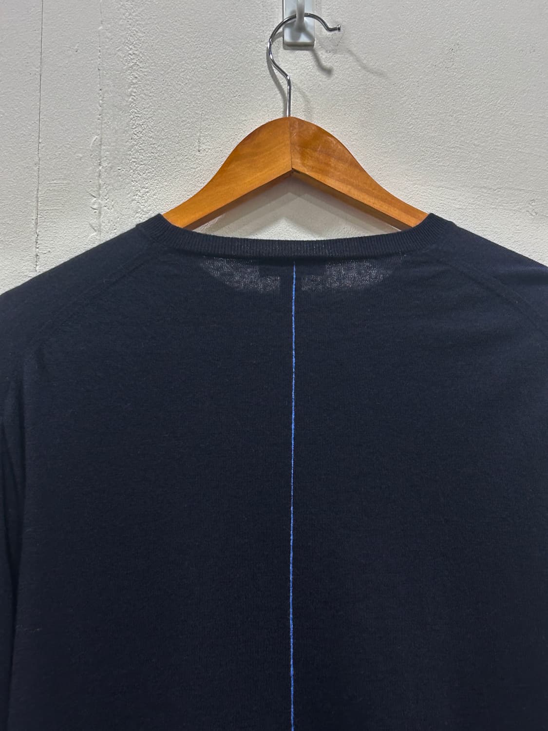 코스 COS 얇은 울 100% 니트 남성 XL 네이비 상품이미지6