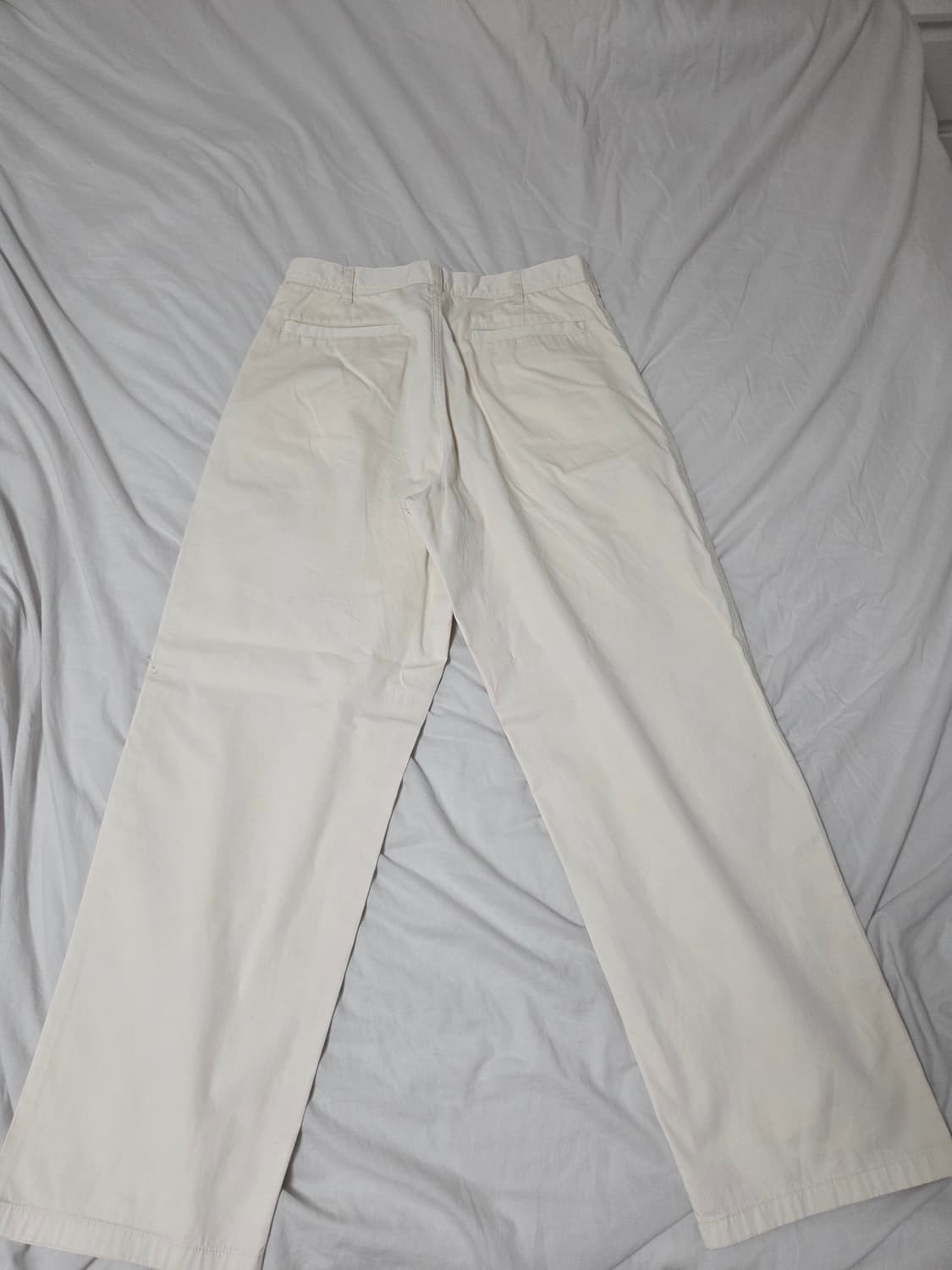 U 와이드핏 치노팬츠 30네추럴 76사이즈 상품이미지4