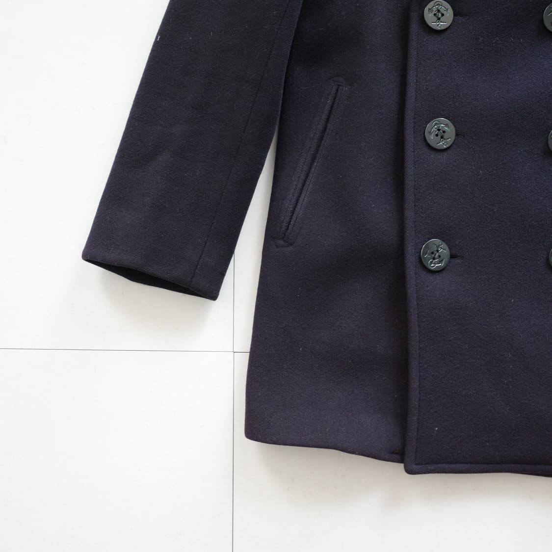 90s 폴로 랄프로렌 네이비 피코트 울코트 상품이미지4