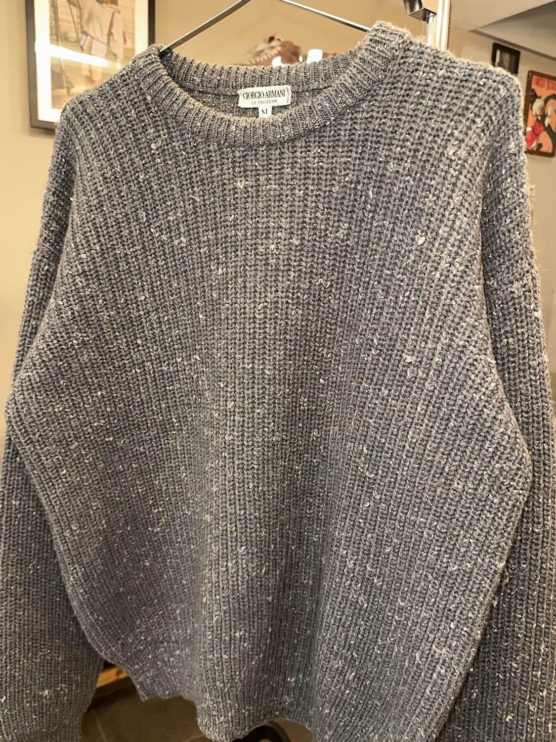90-00’s Giorgio Armani heavy wool knit 상품이미지7