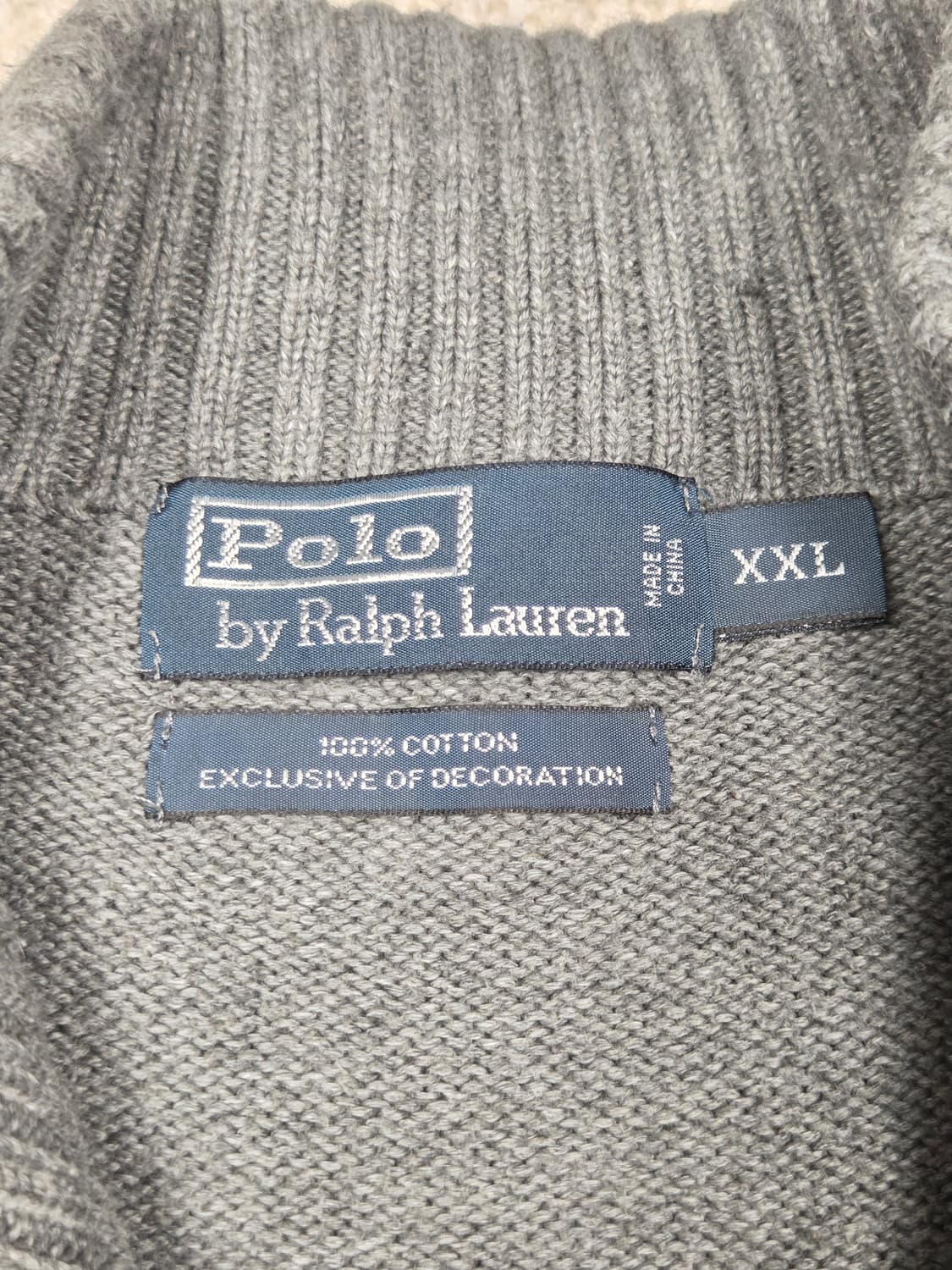 [폴로 랄프로렌] 포니 자수 코튼 하프집업 니트 | 00277 상품이미지3