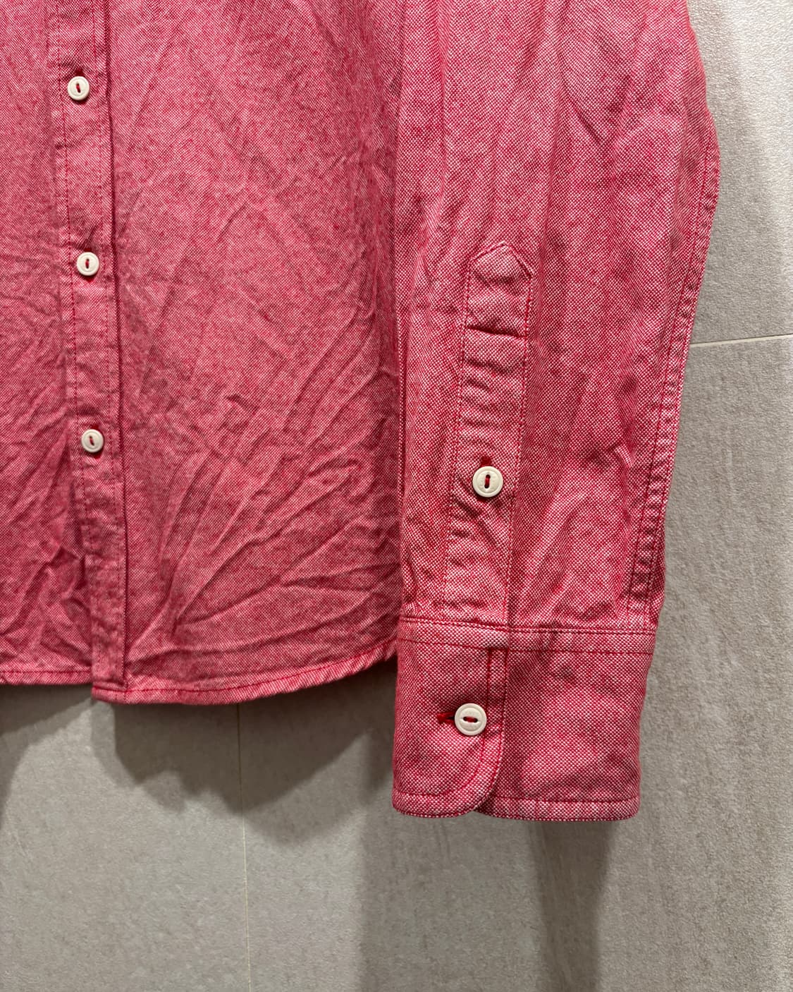 (M) 리바이스 샴브레이 버튼다운 셔츠 핑크 상품이미지5