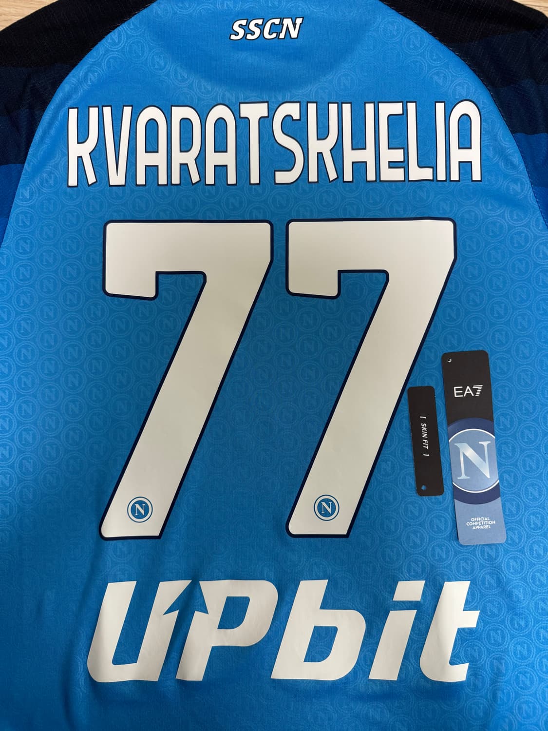 22-23 나폴리 홈 어센틱 정품 흐비차 크바라츠헬리아 유니폼 상품이미지5