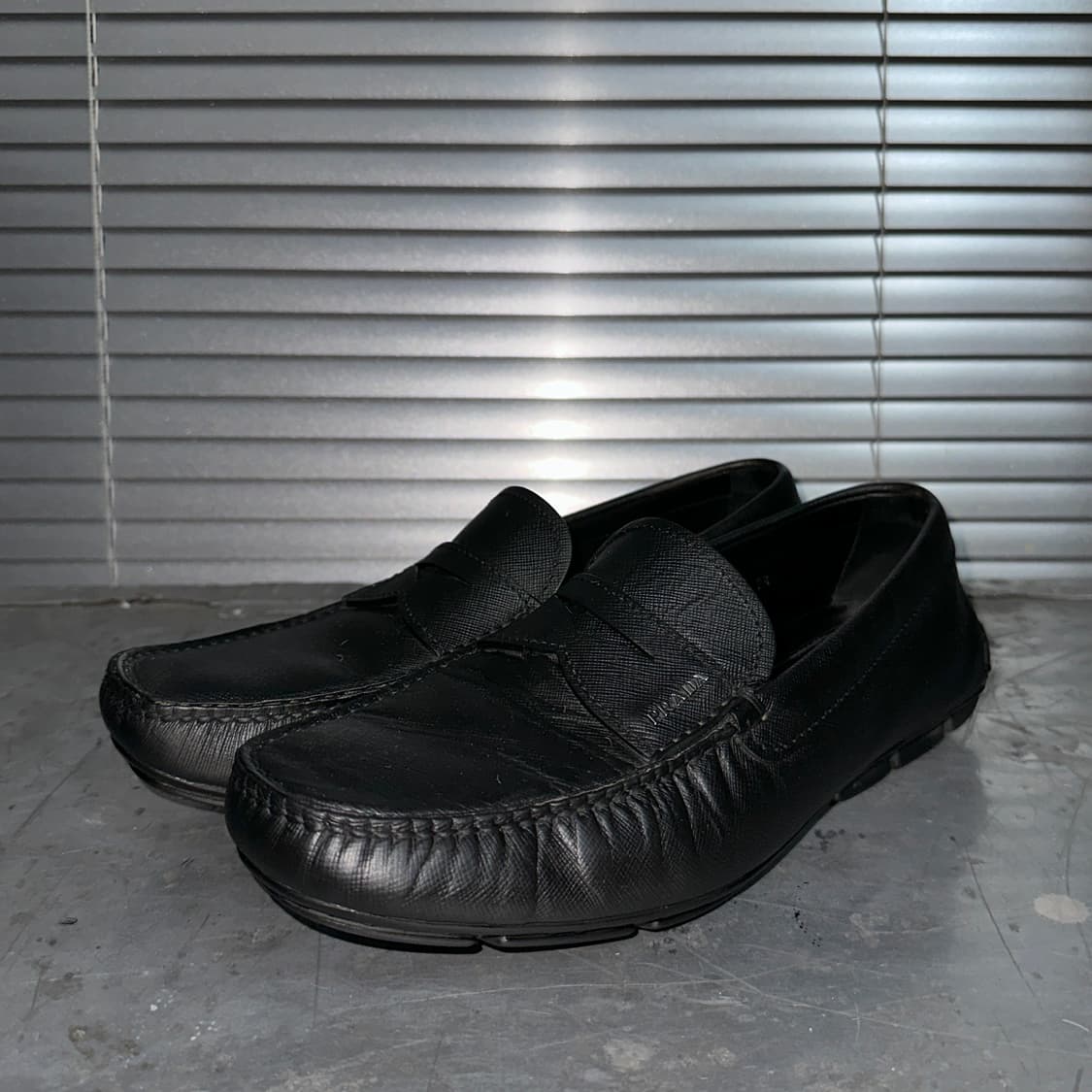 00s 프라다 가죽 드라이빙 로퍼 상품이미지2